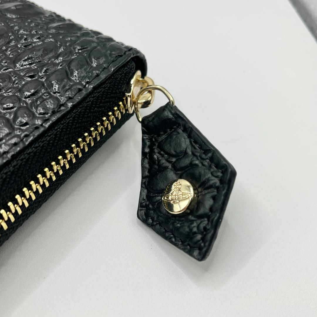 特価 未使用 人気 Vivienne Westwood 黒 長財布 ワニ風 豪華 - メルカリ