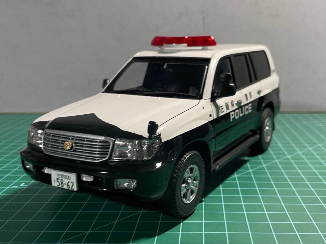 フジミ 1/24 トヨタ ランドクルーザー ランクル パトカー 完成品②