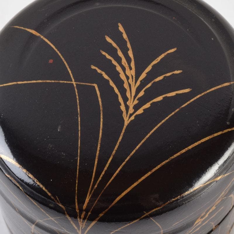 茶道具 金森春次作 花草蒔絵 長棗 共箱 V 9039 - メルカリ