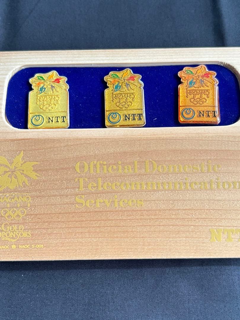 長野オリンピック NTT限定ピンバッジセット