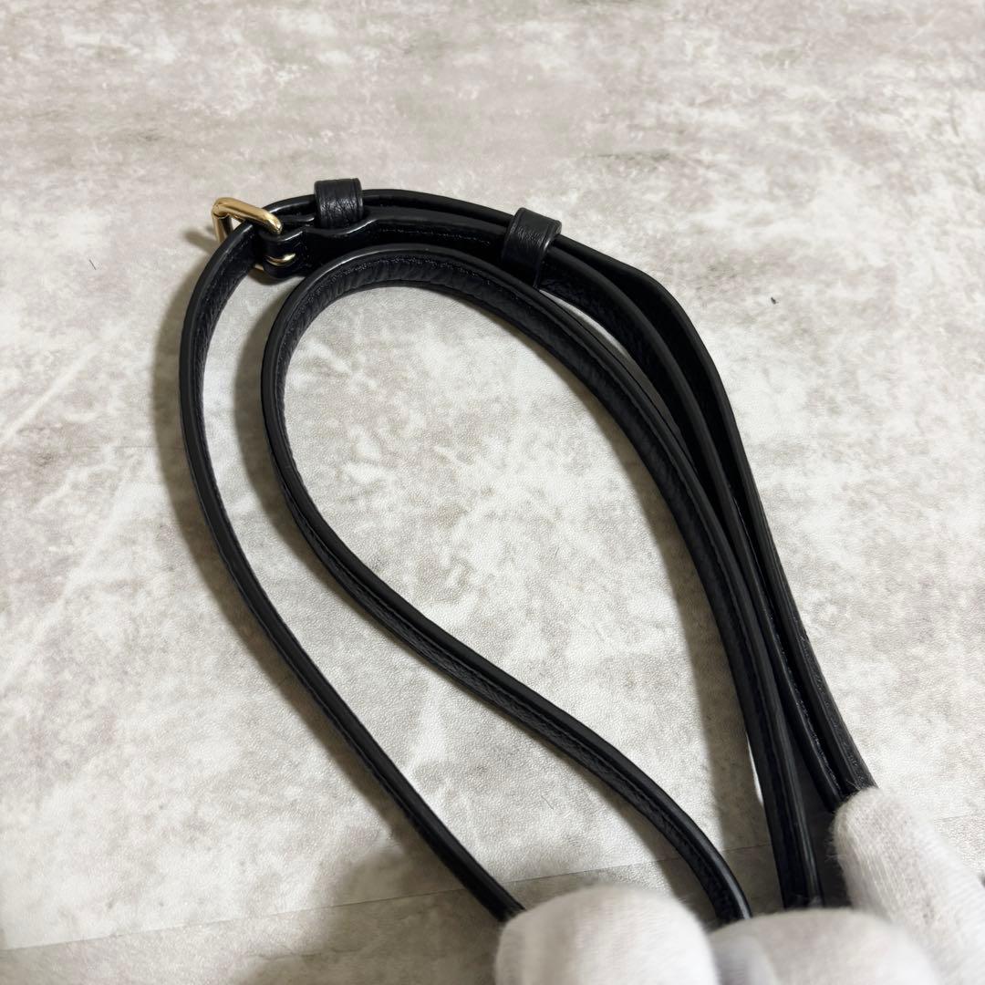 A261 未使用級✨コーチ　ミニ ペッパー クロスボディ シグネチャー　ブラウン