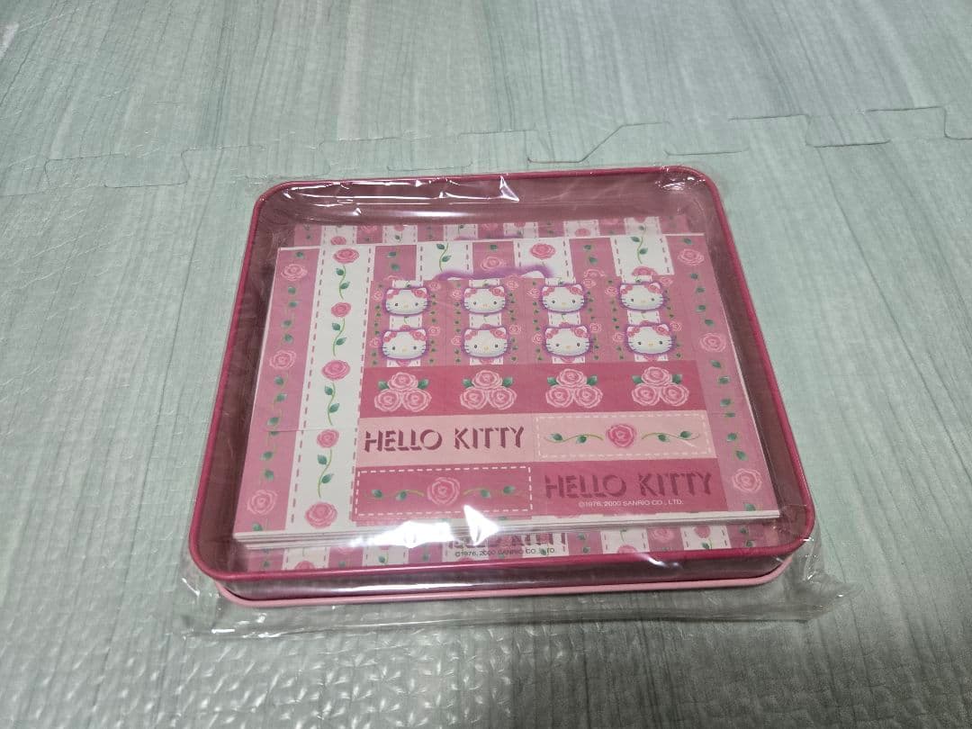 新品 ハローキティ レターセット ケース付き 平成レトロ 当時物