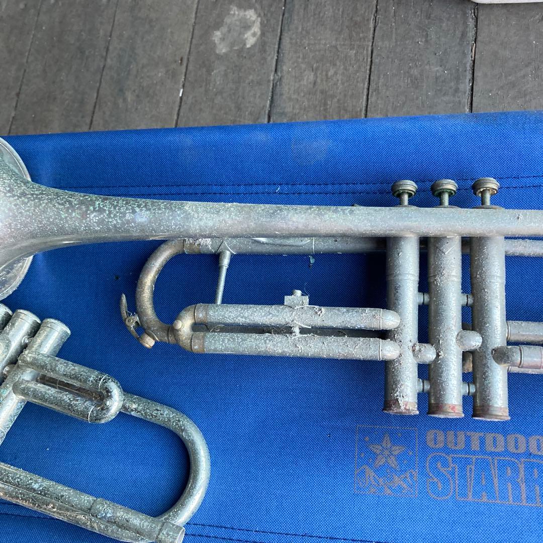 トランペット本体 2本セット 使用感あり錆、汚れジャンクパーツ取り用に2台セット