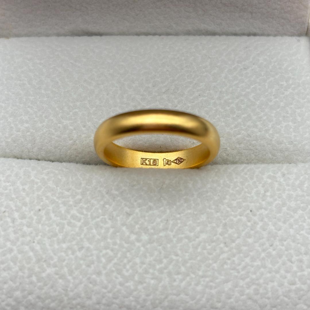 極美品リング・指輪 K18金素材レディース ラブリング 14号男女兼用最終値下げ