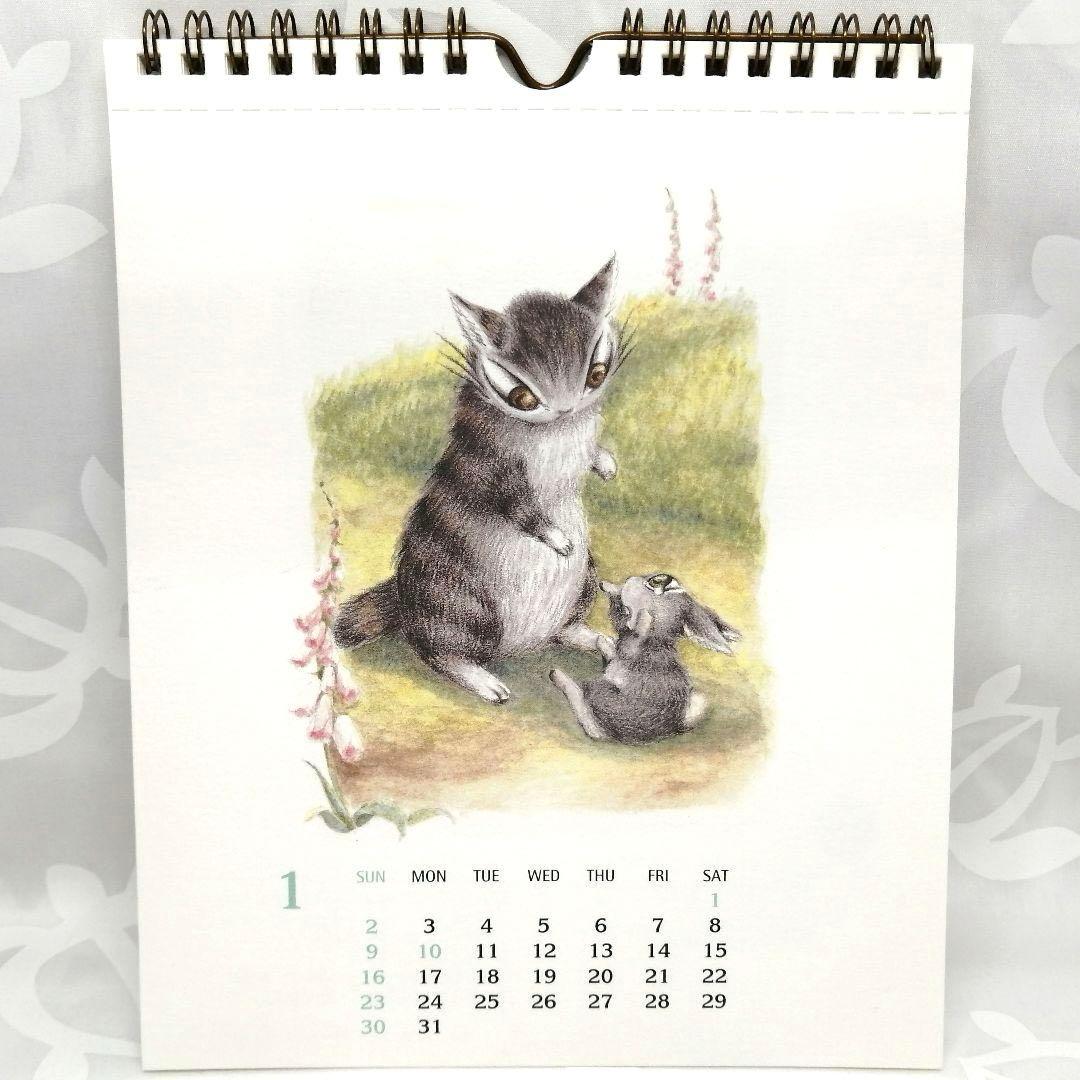 WACHIFIELD】ダヤン 卓上カレンダー 2000年 ポストカード グッズ