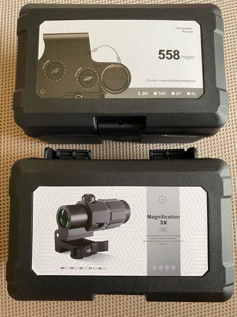 558 タイプホロサイト+G33 マグニファイア３倍ブースターセット