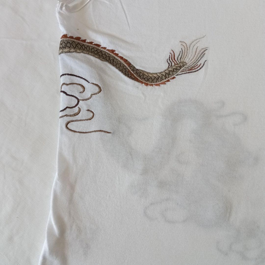 VIVIENNE TAM ドラゴン刺繍 ノースリーブトップス ホワイト サイズ0