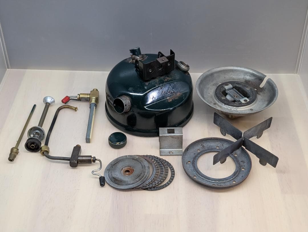 【分解メンテ済】 希少品 コールマン 508ストーブ２レバー 88年 12月