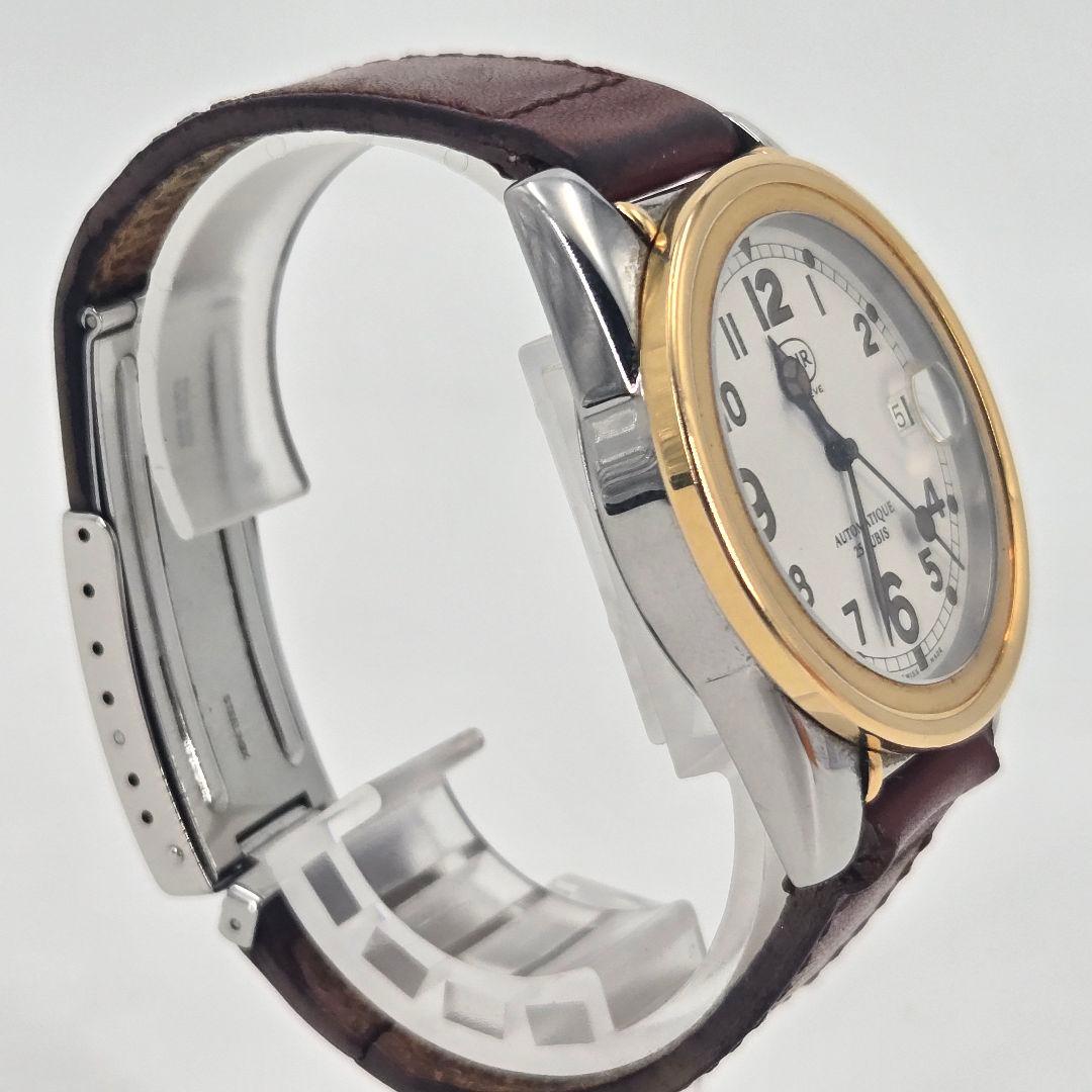 美品 MHR マハラ 自動巻き 腕時計 デイト付き ヴィンテージ 稼働品