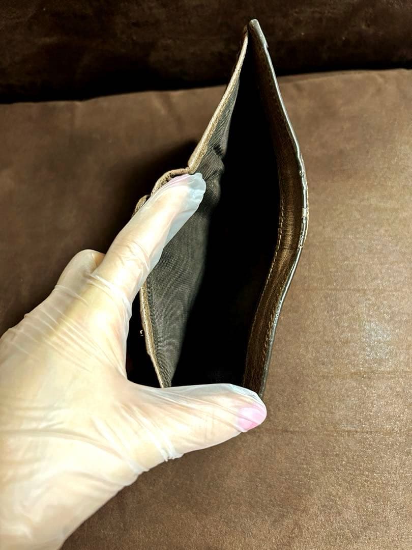 GUCCI グッチ オフディア シェリーライン GGウォレット 折財布 ベージュ