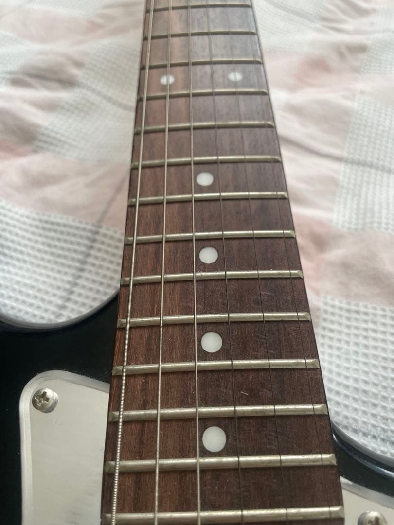 Mavis ストラトキャスター ブラック 黒 ミラーピックガード 初心者用