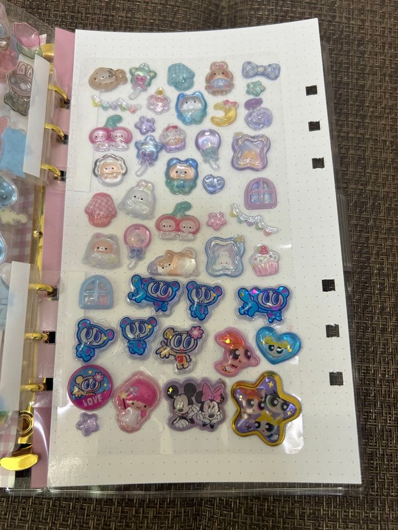 シール帳完成品　シール新品未使用品セット