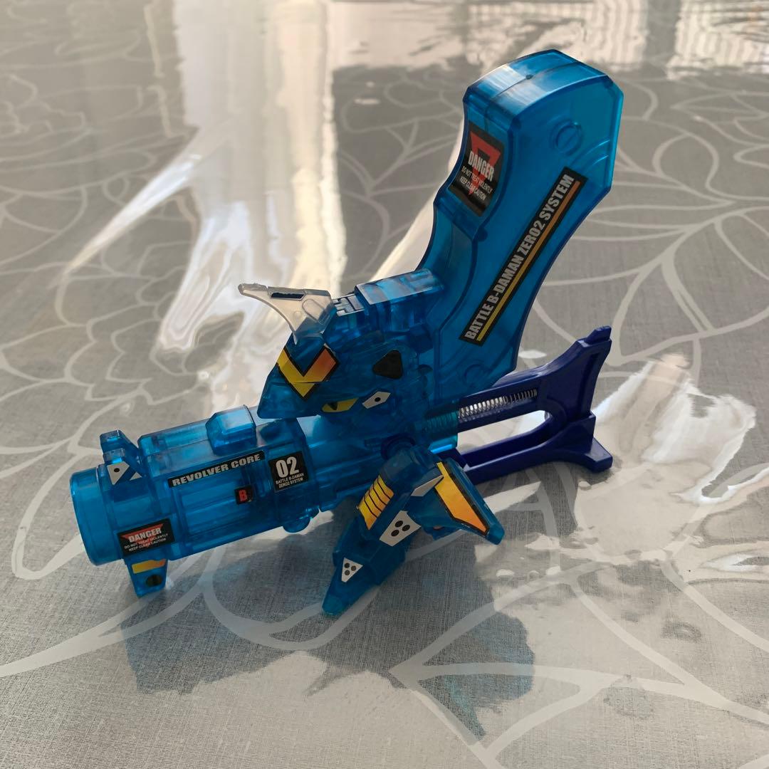 バトルビーダマンリボルバーハデスブルークリア限定カラー-高校野球