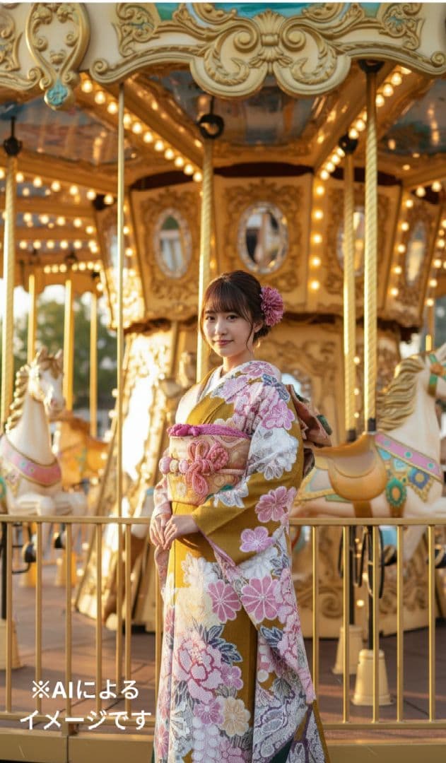 ちょこ様399.ラプンツェルみたい　振袖7点セット　正絹　フルセット　成人式 TAKAZENの振袖 /白色/ピンク色/グラマラス/その他/ 最新作モード 白