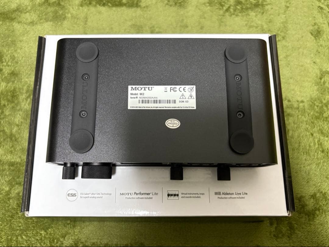 《美品》オーディオインターフェース　MOTU M2 動作確認済み
