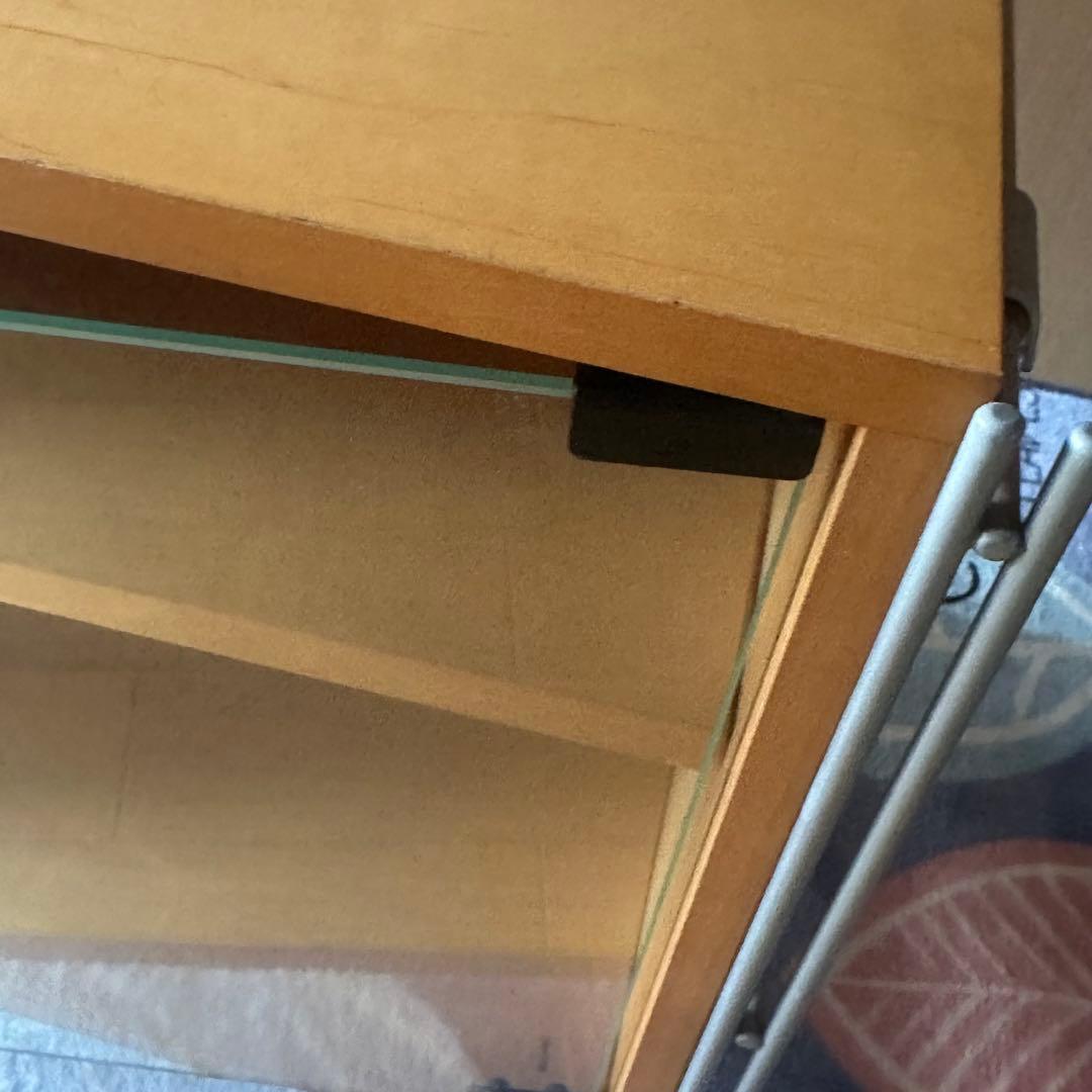 レア商品 廃盤品 無印良品 ユニットシェルフ 貴重56cm幅のガラス棚