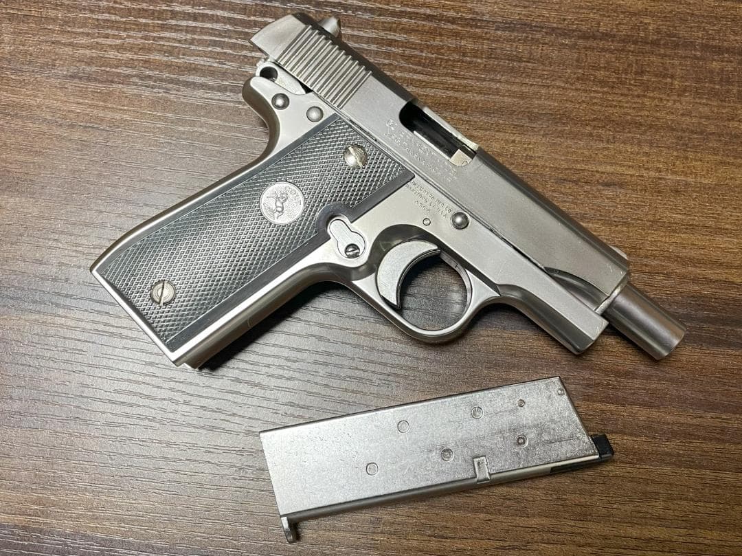 タナカワークス ポケットコルト .380 ガバメント ステンレスモデル ガスガン