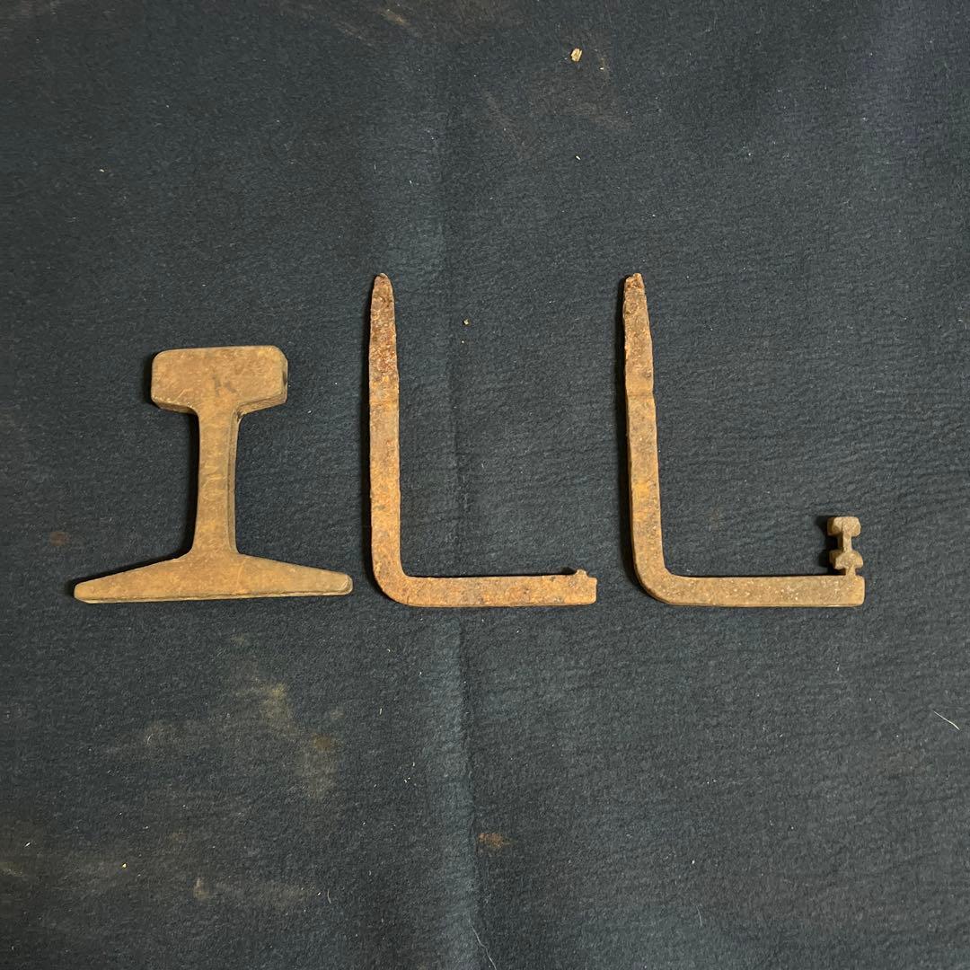 鉄道関連　岩本製　国鉄　タブレットケース　腕章　廃品点検ハンマー　レール　杭