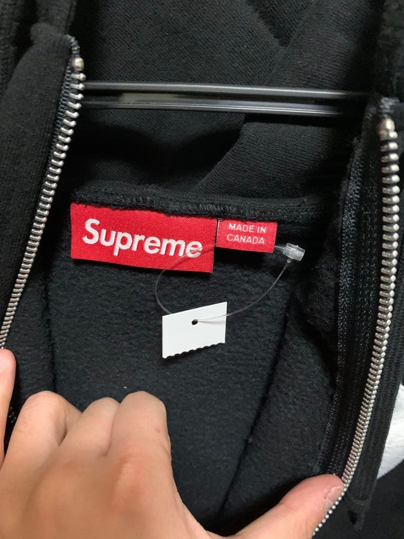 25FW シュプリーム ジップアップ スウェット パーカー Mサイズ