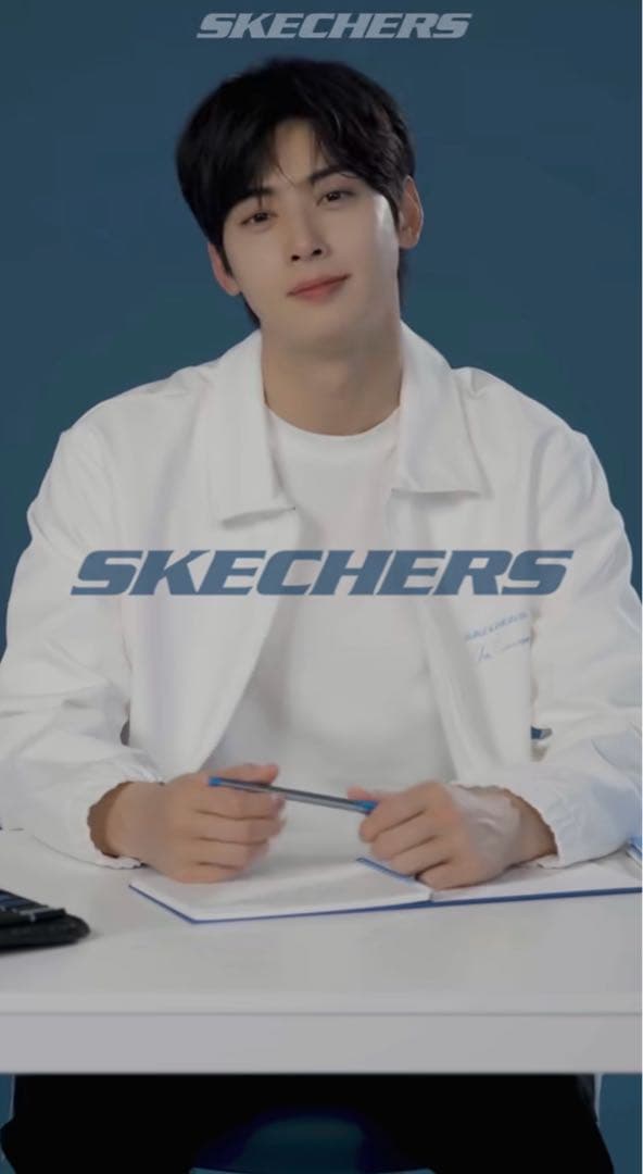チャウヌ Skechers スケッチャーズ ポーチ 黒 特典