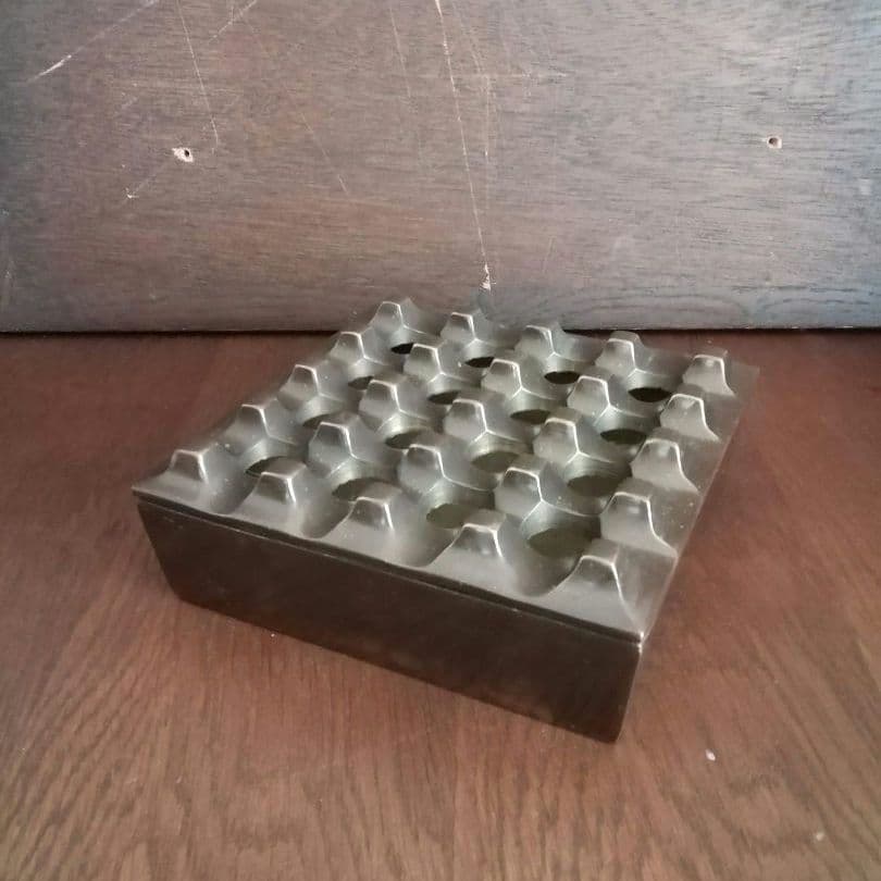 逸品 真鍮 灰皿 ミッドセンチュリー オブジェ スウェーデン