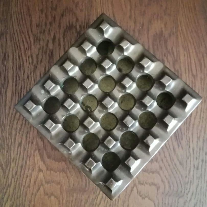 逸品 真鍮 灰皿 ミッドセンチュリー オブジェ スウェーデン