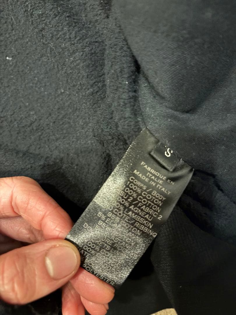 BALMAIN ブラック フード付きパーカー