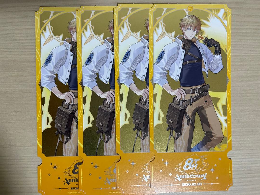 にじさんじ 8周年 ストア 特典 エクス・アルビオ - メルカリ