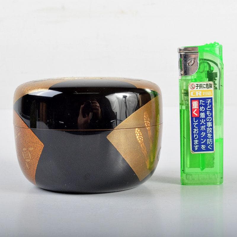 茶道具 輪島塗 高釉厚三作 扇面春秋蒔絵 平棗 共箱 D R4335 - メルカリ