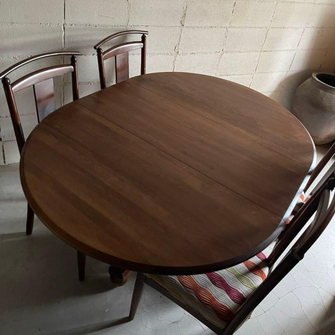 イーセンアーレン　ダイニング5点セット　エクステンションテーブル　大塚家具