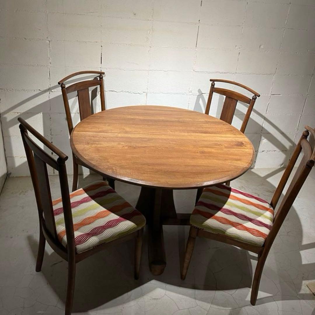 イーセンアーレン　ダイニング5点セット　エクステンションテーブル　大塚家具