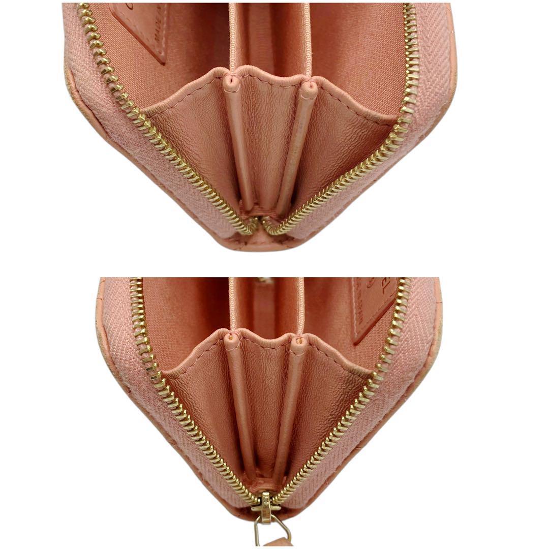 良品✨ シャネル ラムスキン マトラッセ ケース ピンク