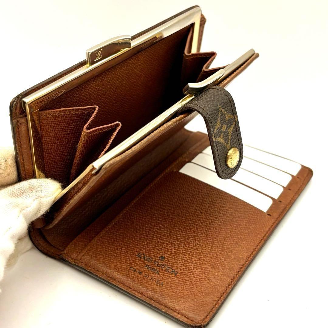 ☘️早い者勝ち☘️ルイ ヴィトン ヴィエノワ がま口 モノグラム 折り財布