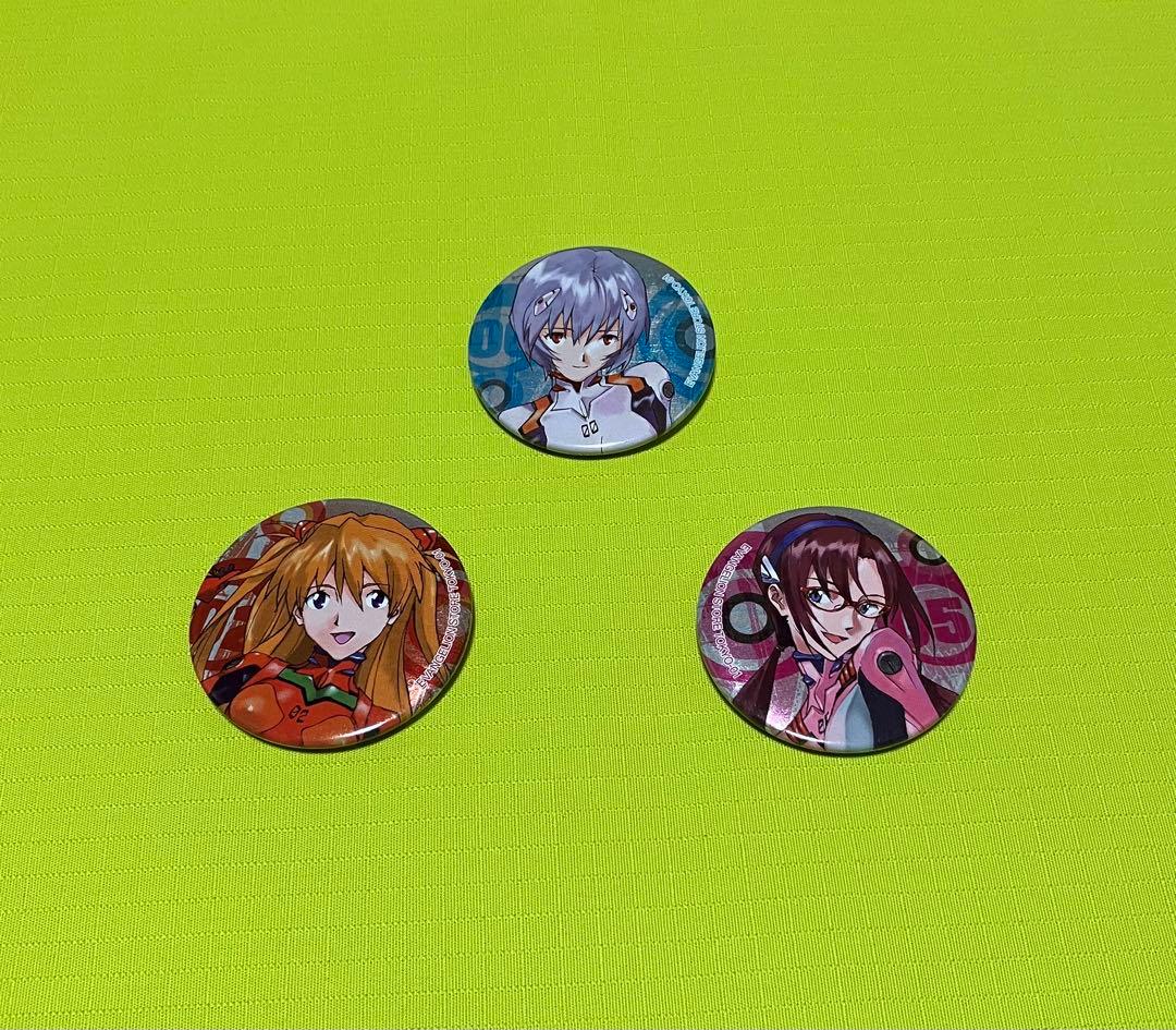 エヴァンゲリオン　東京ストア　缶バッジ　3種セット エヴァンゲリオン 東京ストア 缶バッジ 3種セット お知らせ・新商品