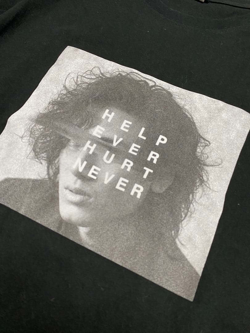 藤井風 HELP EVER HURT NEVER 顔Tシャツ 初期 レア M - メルカリ
