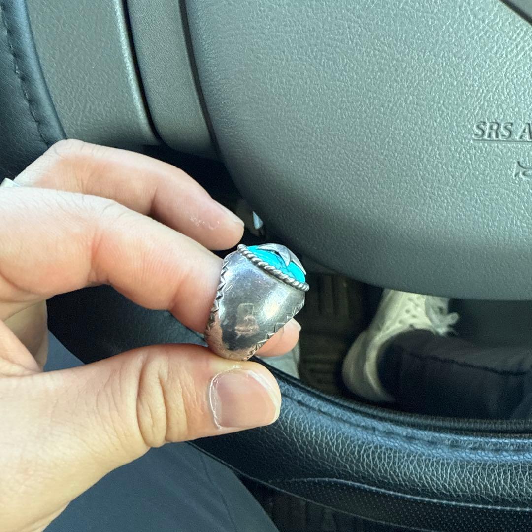 e*p様 ターコイズ シルバー 星形リング