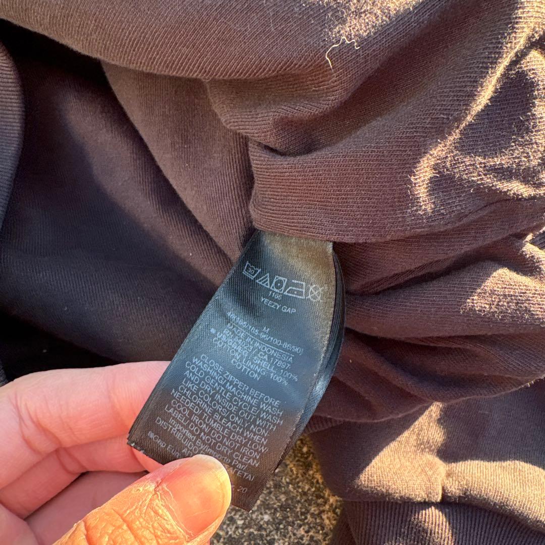 YEEZY GAP YZY ジップパーカー ブラック M