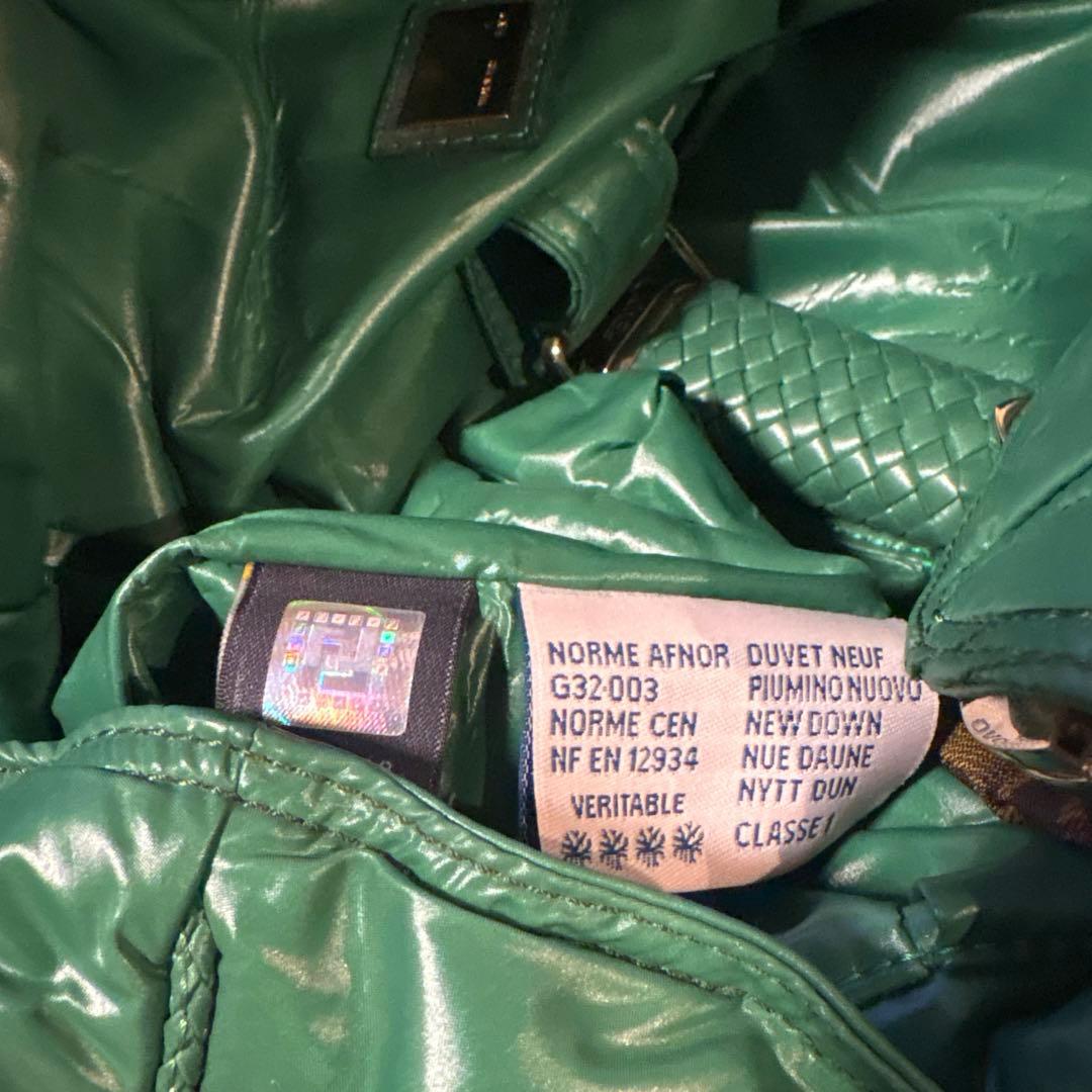 【希少】 FENDI × MONCLER ダウン スパイバッグ グリーン