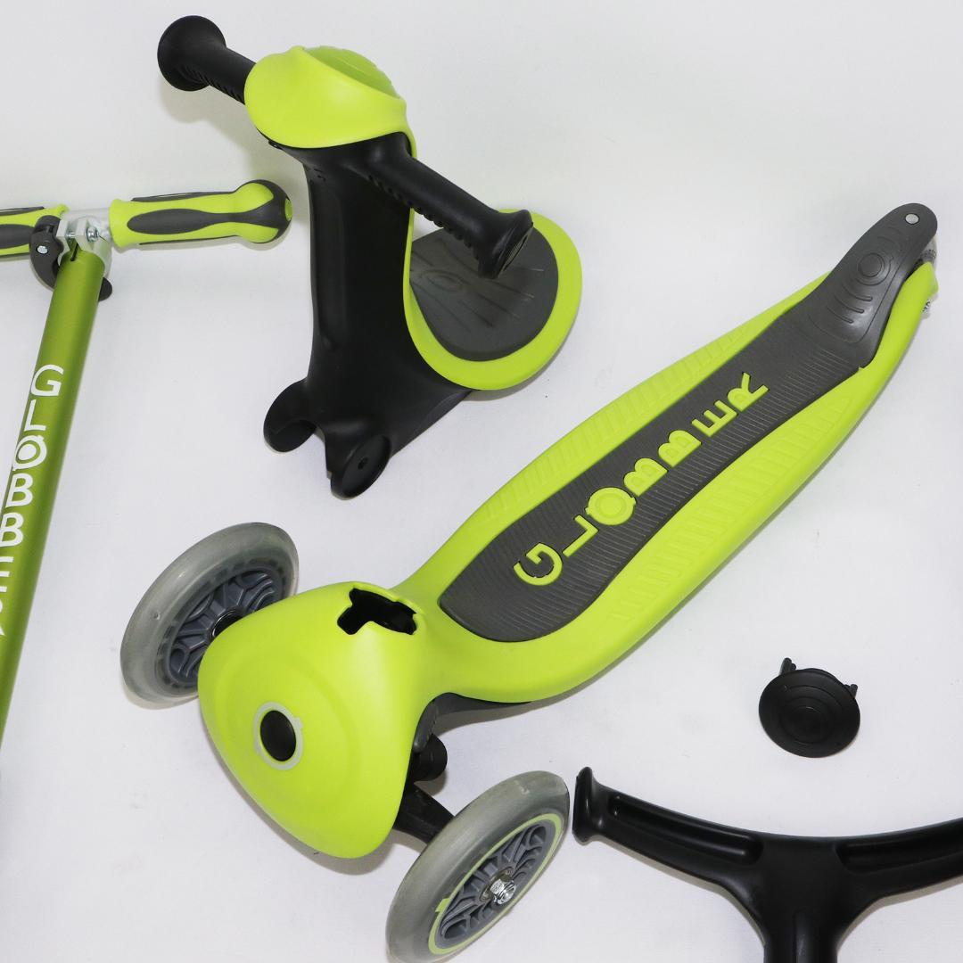 GLOBBER GO.UP DELUXE 緑 ゴーアップ キックボード 箱付き GLOBBER GO