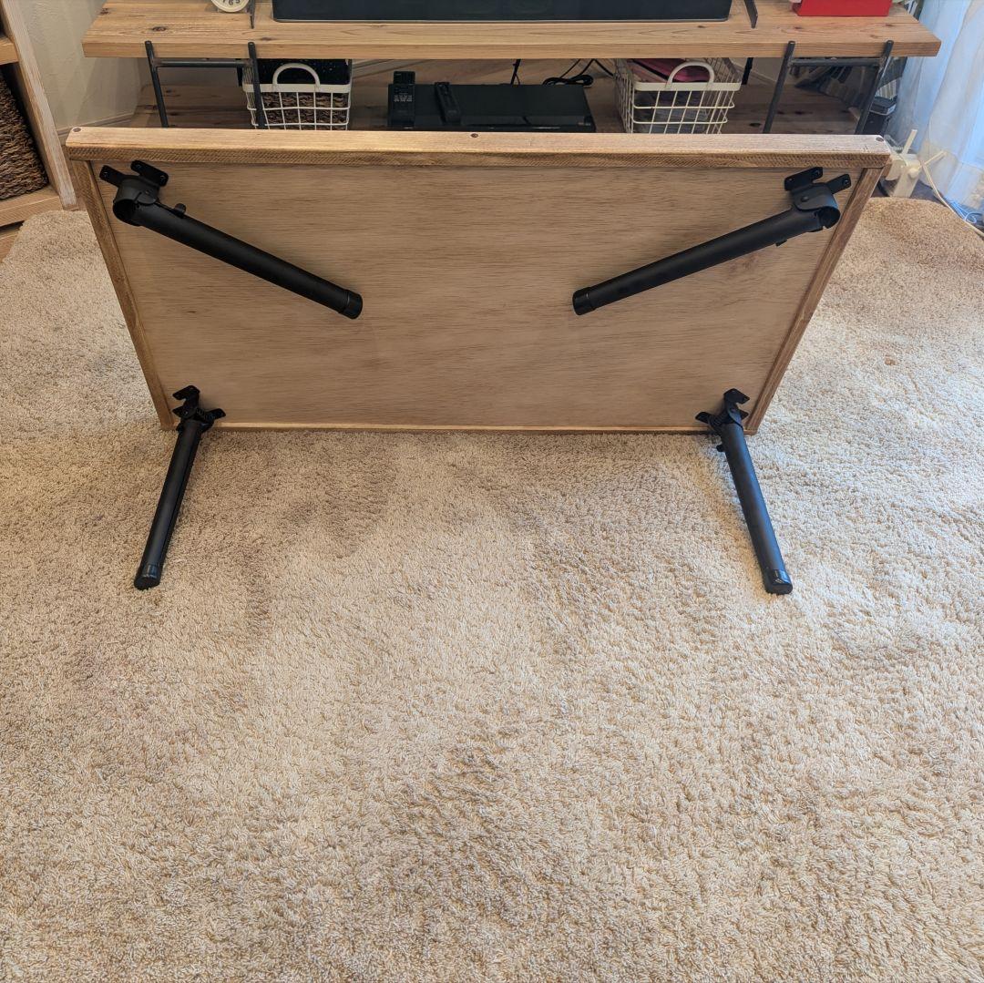 うに様専用 ローテーブル ✨ 木製 サイドテーブル ハンドメイド 折りたたみ