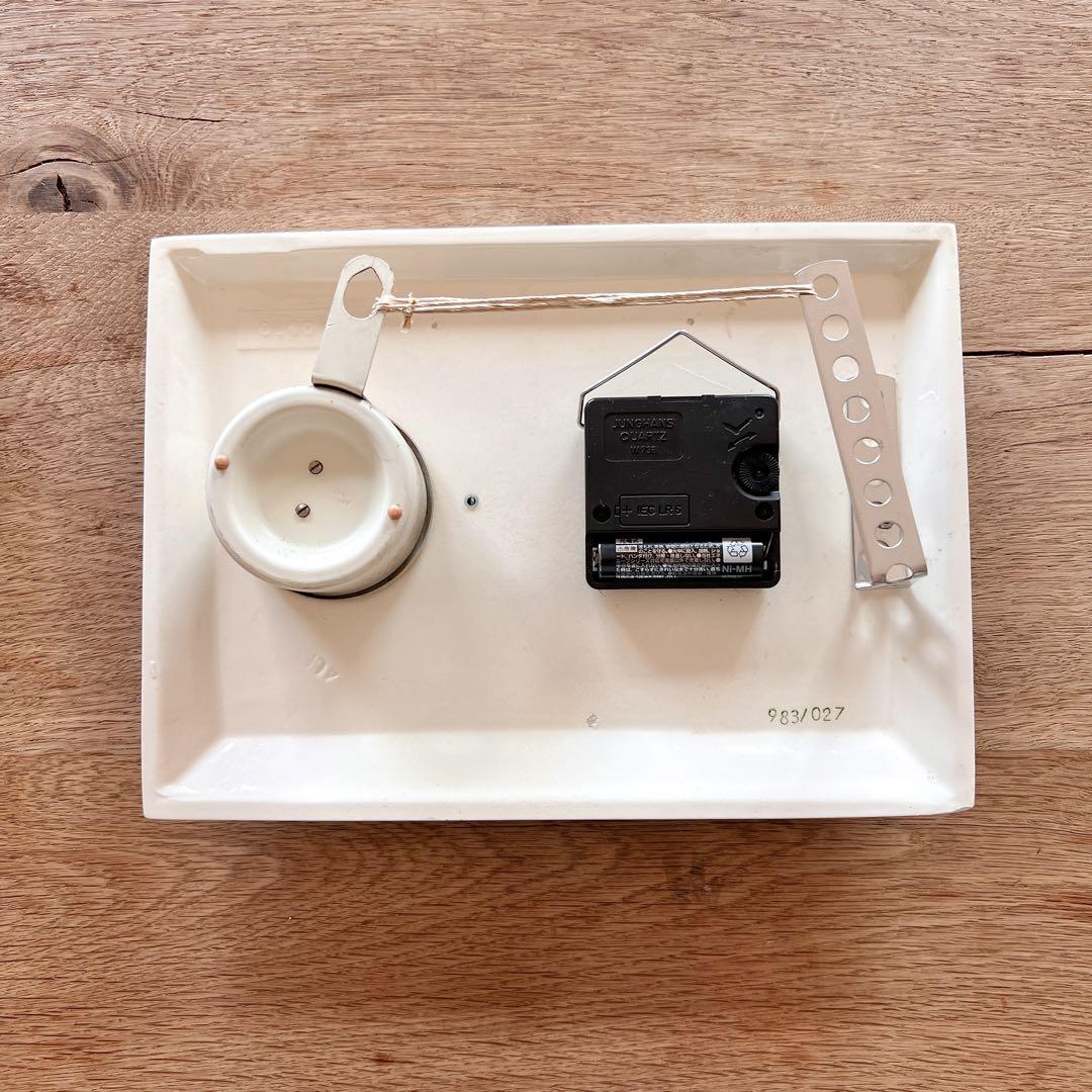 ドイツ・DIEHLの陶器製ウォールクロック