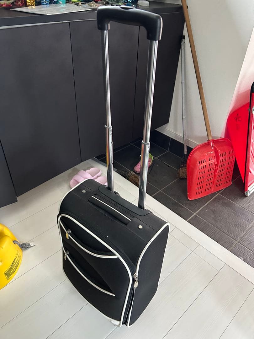 キャリーバッグ キャスター付き 4輪 カート【小型犬】 ハード ブラック