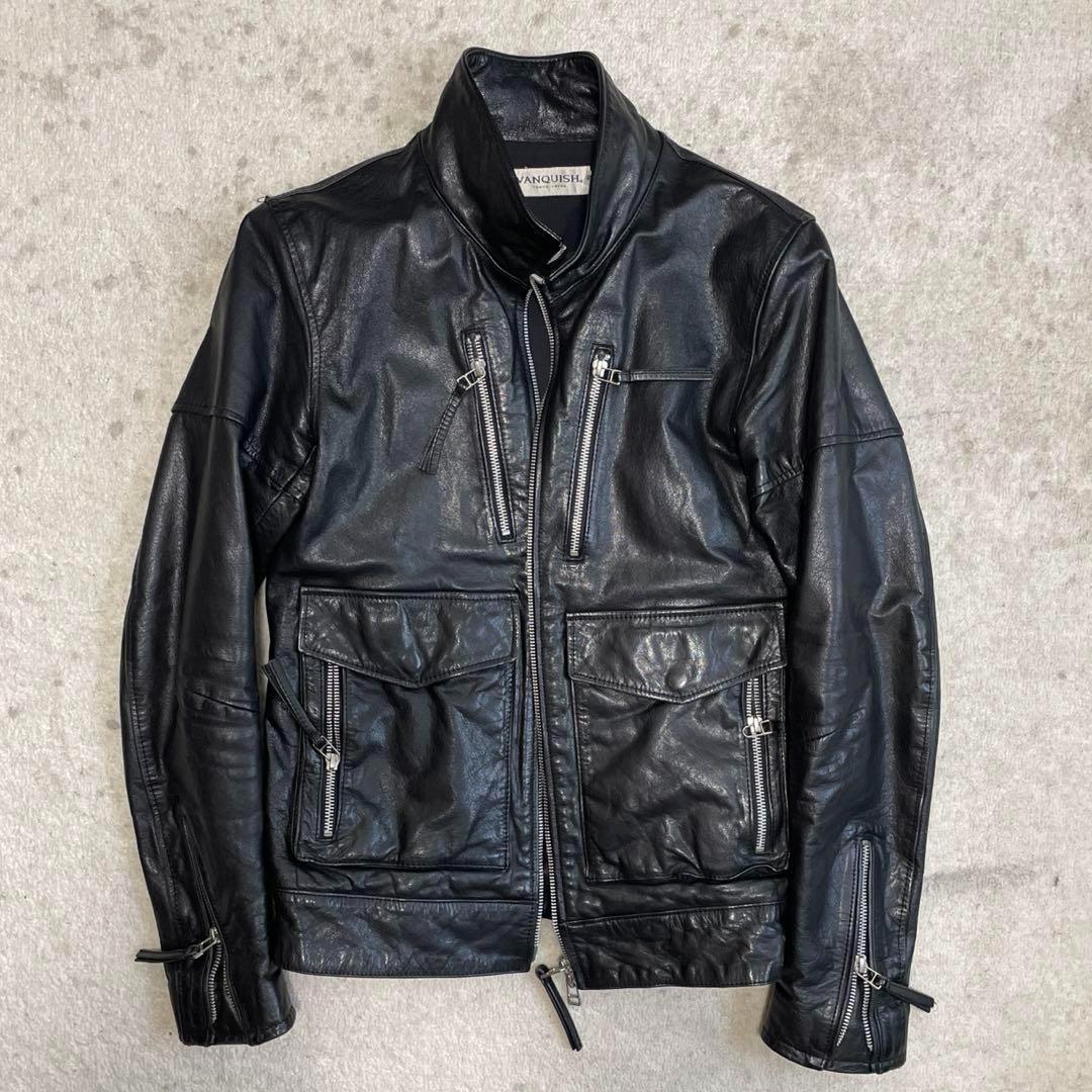 90s Archive ライダースジャケット レザー Y2K
