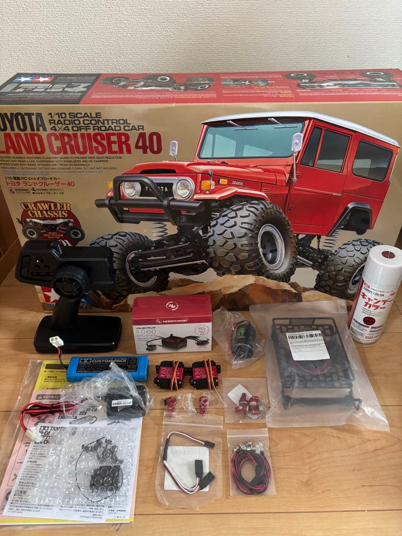 タミヤ》CR01 ランクル40 フルセット 完動品 タミヤ CR-01 ランクル40