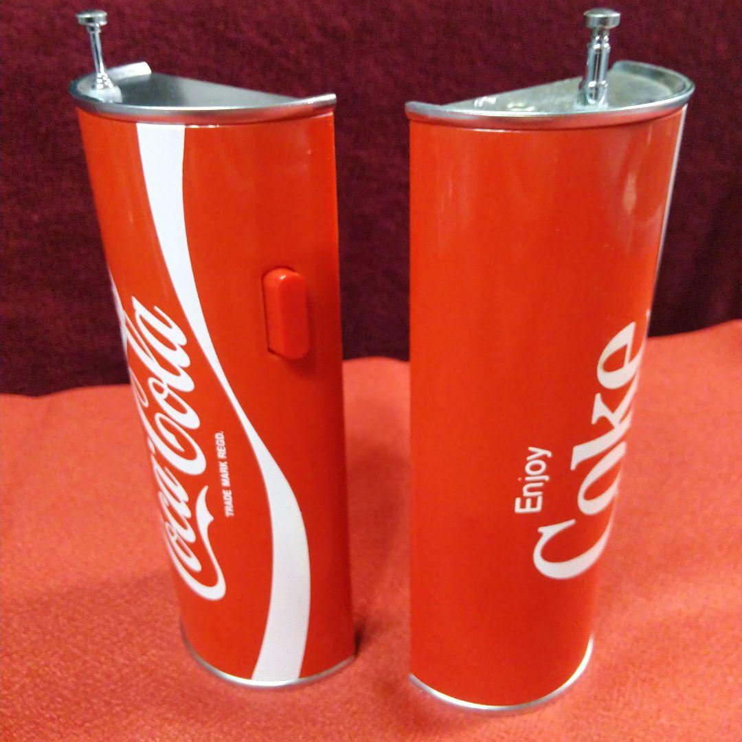 コカ・コーラ型のラジオ＆トランシーバー　2台セット