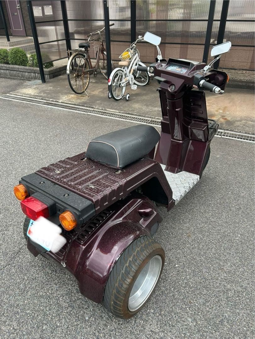 三輪バイク パープル ジャイロX