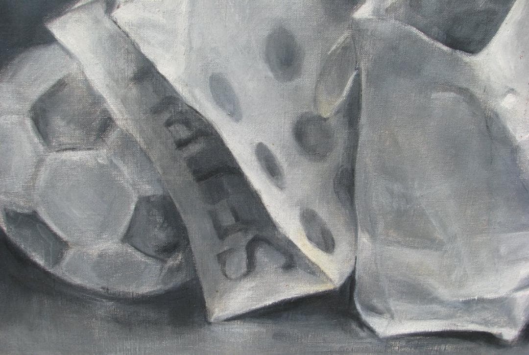 大澤哲郎「untitled to-461」10号油彩,初期作,池袋西武の袋 - メルカリ