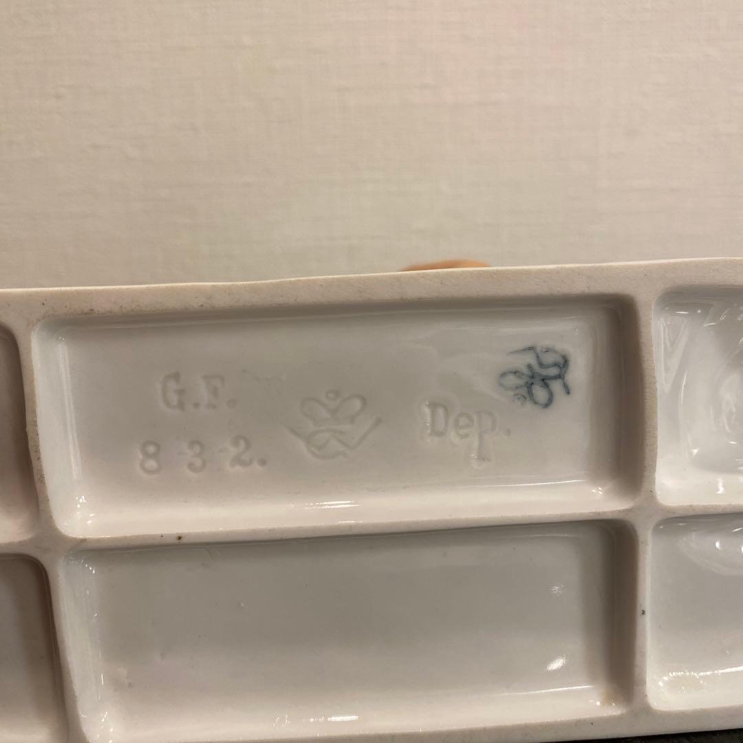 一点物♡】「Gustafsson」と刻印 雄ヤギと角をぶつけ合う牧神の彫刻