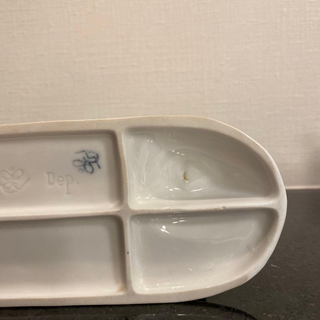 一点物♡】「Gustafsson」と刻印 雄ヤギと角をぶつけ合う牧神の彫刻