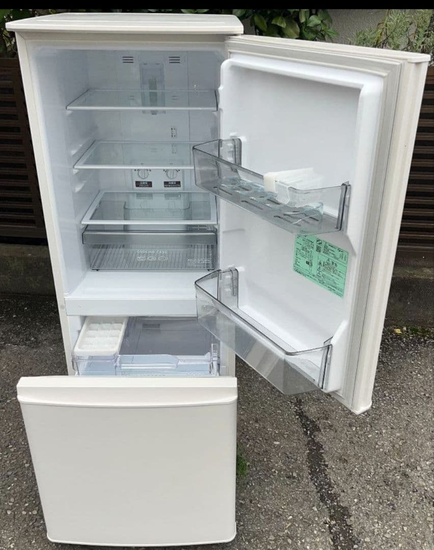 三菱冷凍冷蔵庫146L 低温ケース静音設計　LED照明 自動霜取り機能付20年製